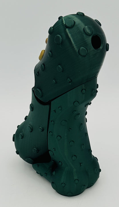 Angry Pickle - 7" Articulated Tickle Pickle with Butt stand