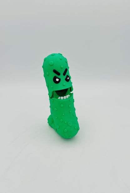 Angry Pickle - 7" Articulated Tickle Pickle with Butt stand