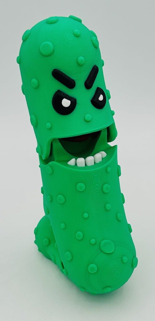 Angry Pickle - 7" Articulated Tickle Pickle with Butt stand