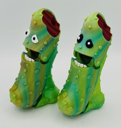 Bloody Bite - 7" Articulated Tickle Pickle with Butt stand