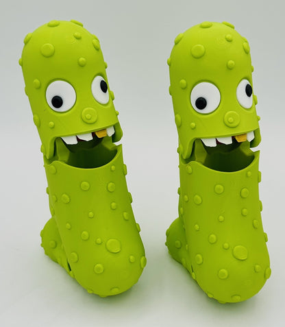 Derpy Pickle - 7" Articulated Tickle Pickle with Butt stand