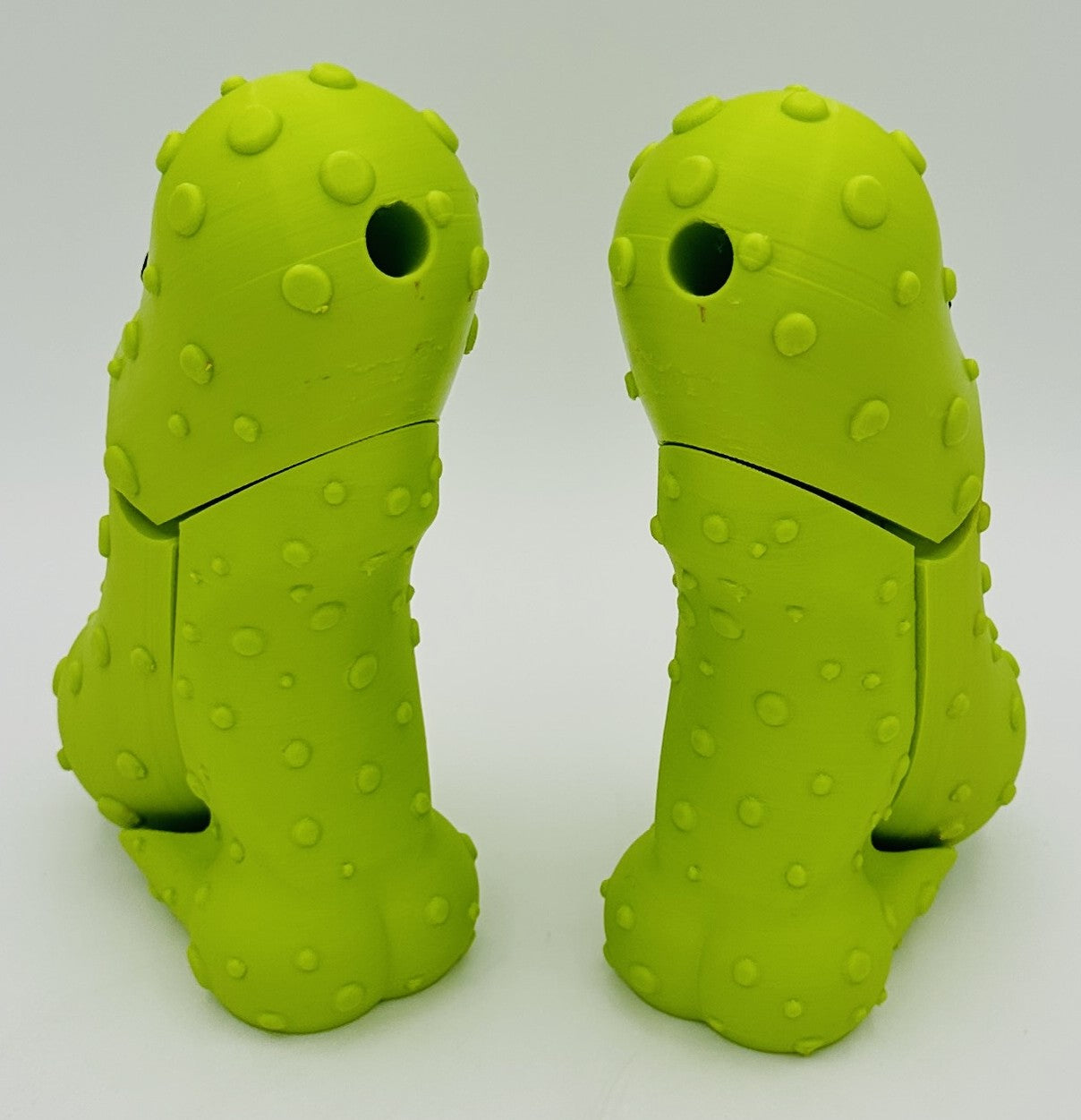 Derpy Pickle - 7" Articulated Tickle Pickle with Butt stand