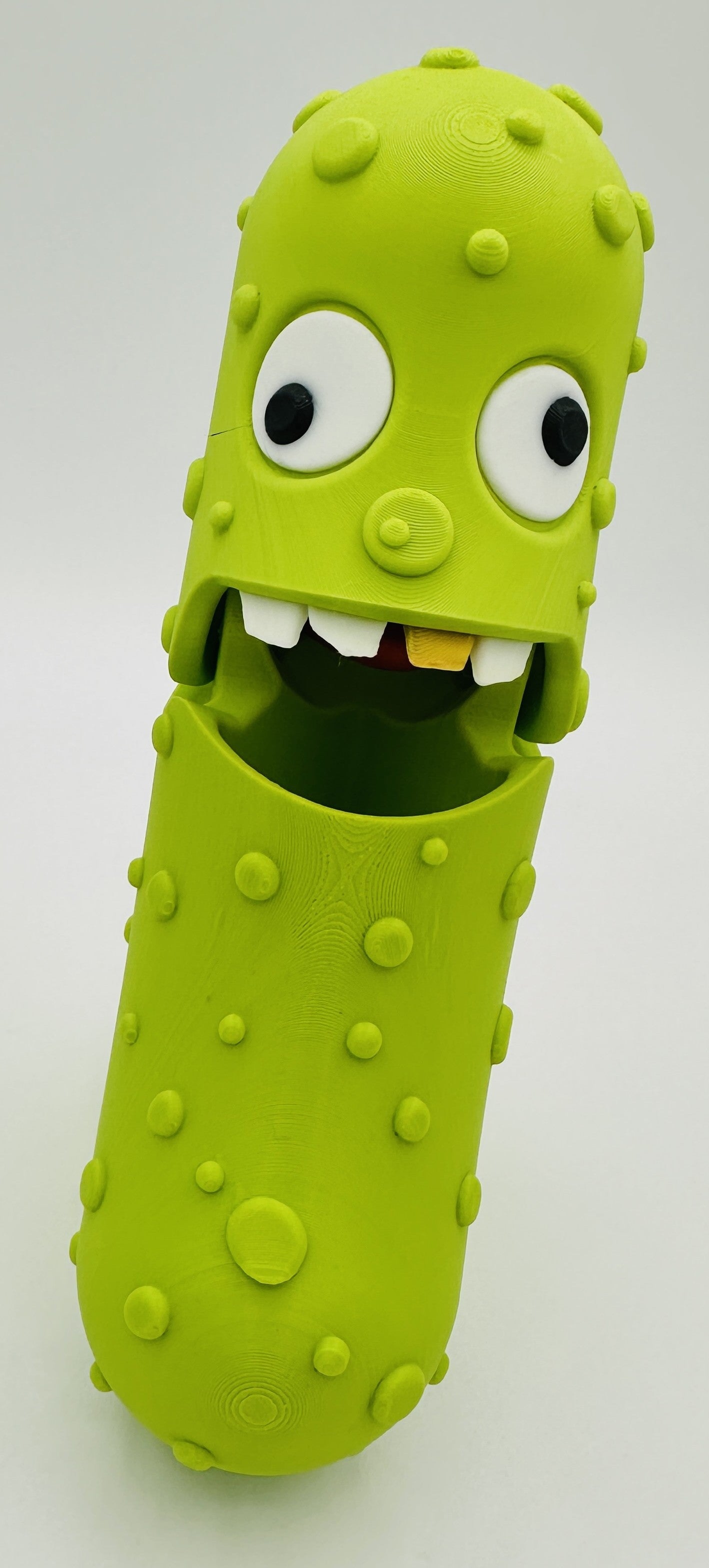 Derpy Pickle - 7" Articulated Tickle Pickle with Butt stand