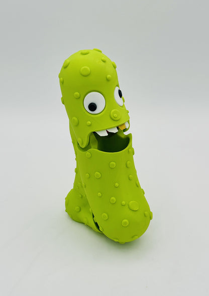 Derpy Pickle - 7" Articulated Tickle Pickle with Butt stand