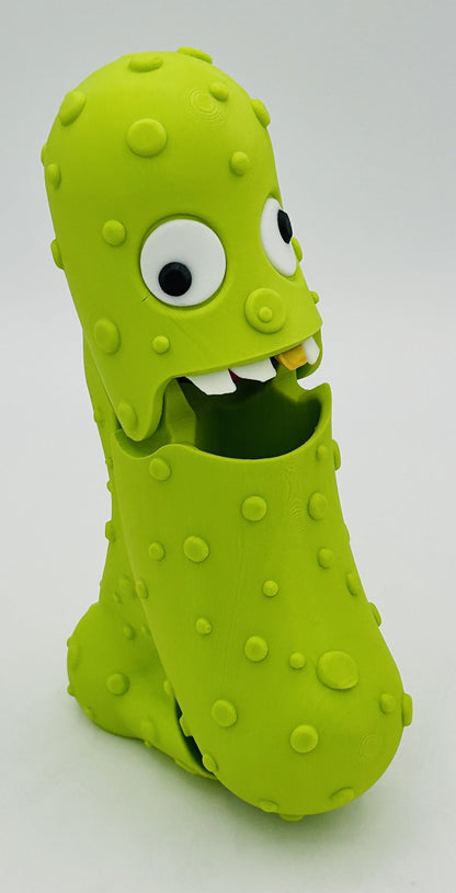 Derpy Pickle - 7" Articulated Tickle Pickle with Butt stand