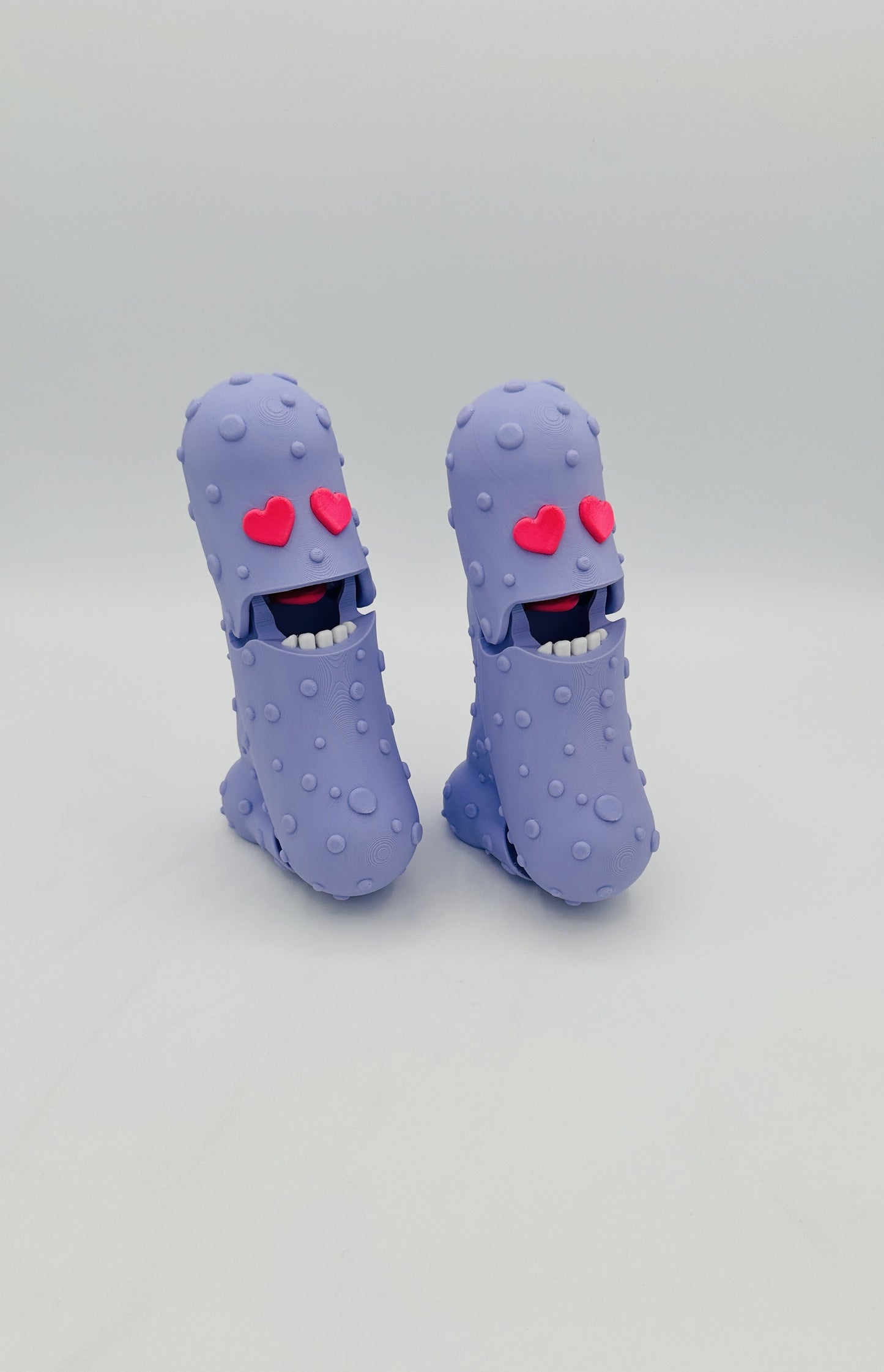Lavender Lover - 7" Articulated Tickle Pickle with Butt stand
