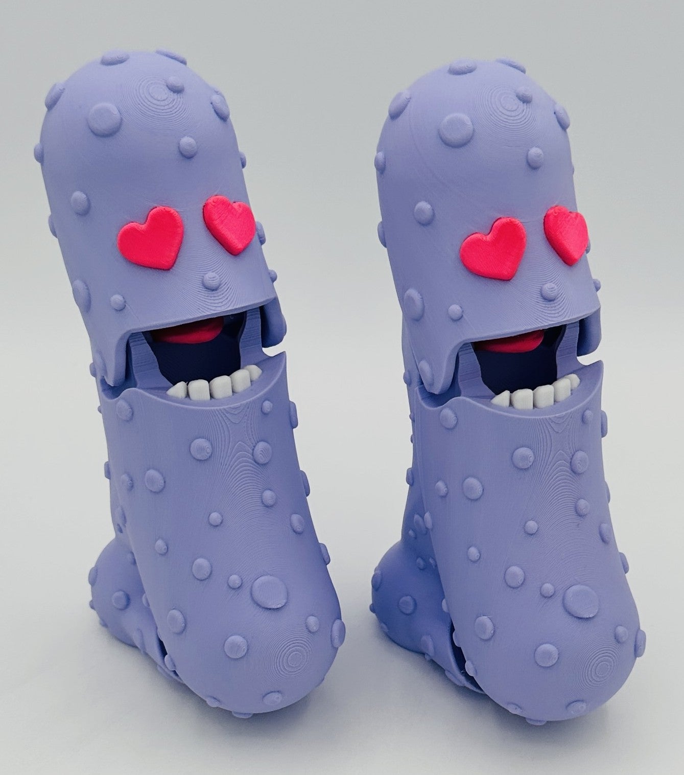 Lavender Lover - 7" Articulated Tickle Pickle with Butt stand