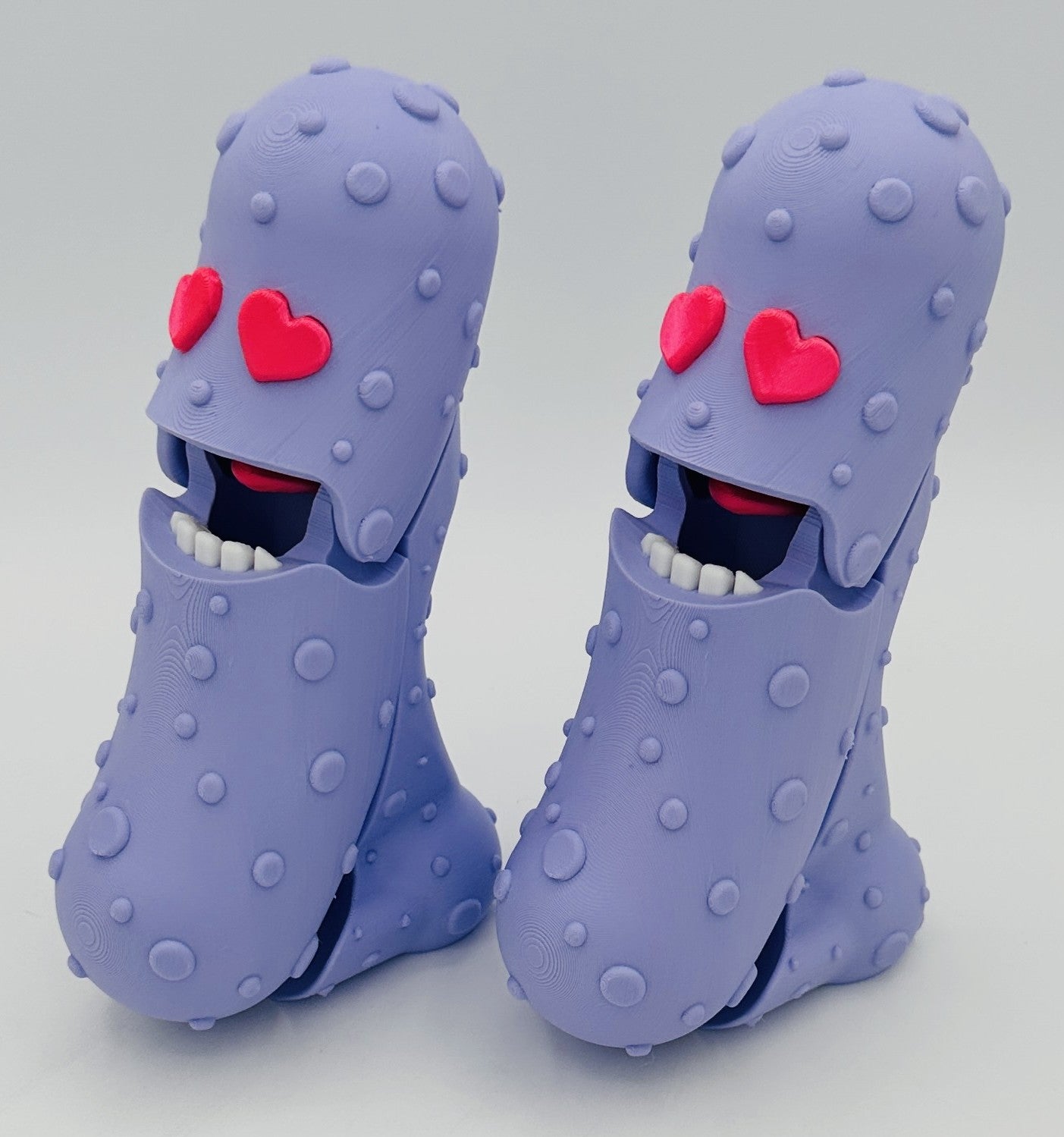 Lavender Lover - 7" Articulated Tickle Pickle with Butt stand