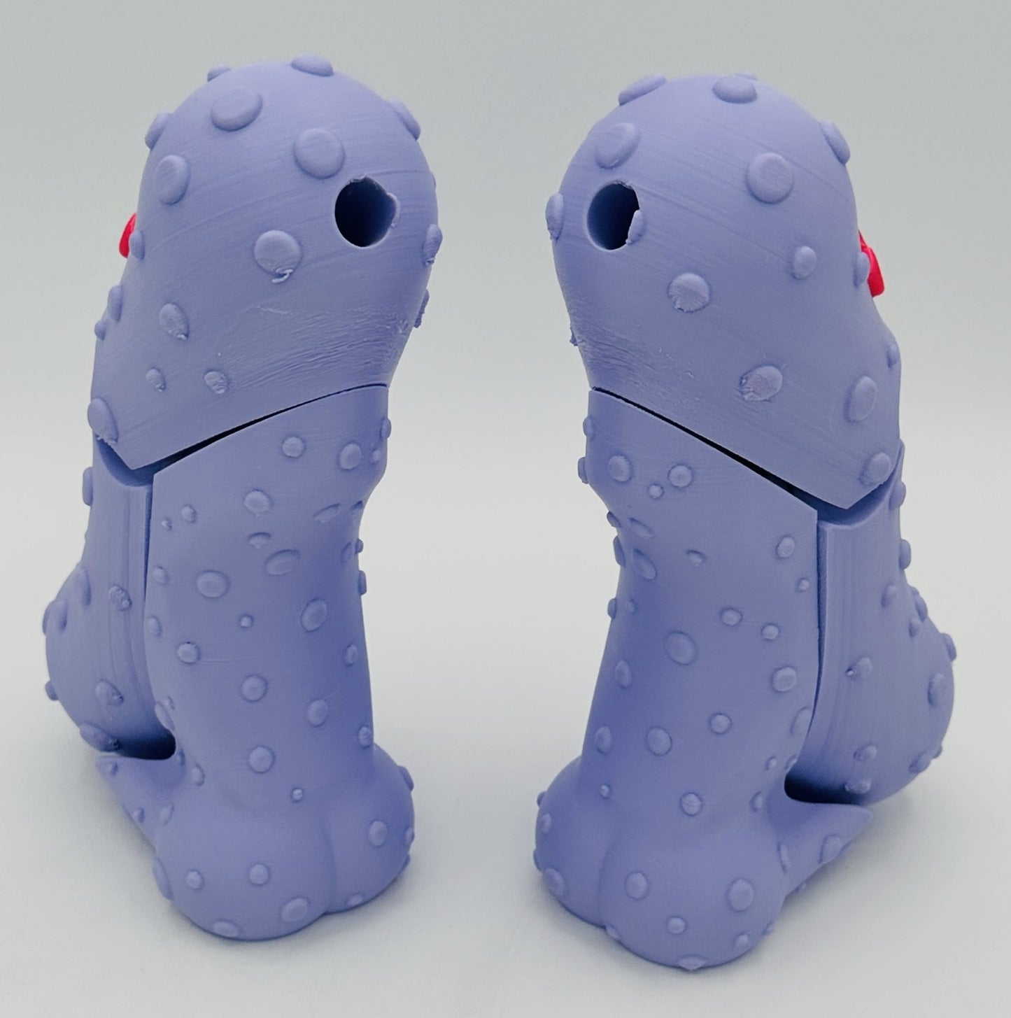 Lavender Lover - 7" Articulated Tickle Pickle with Butt stand