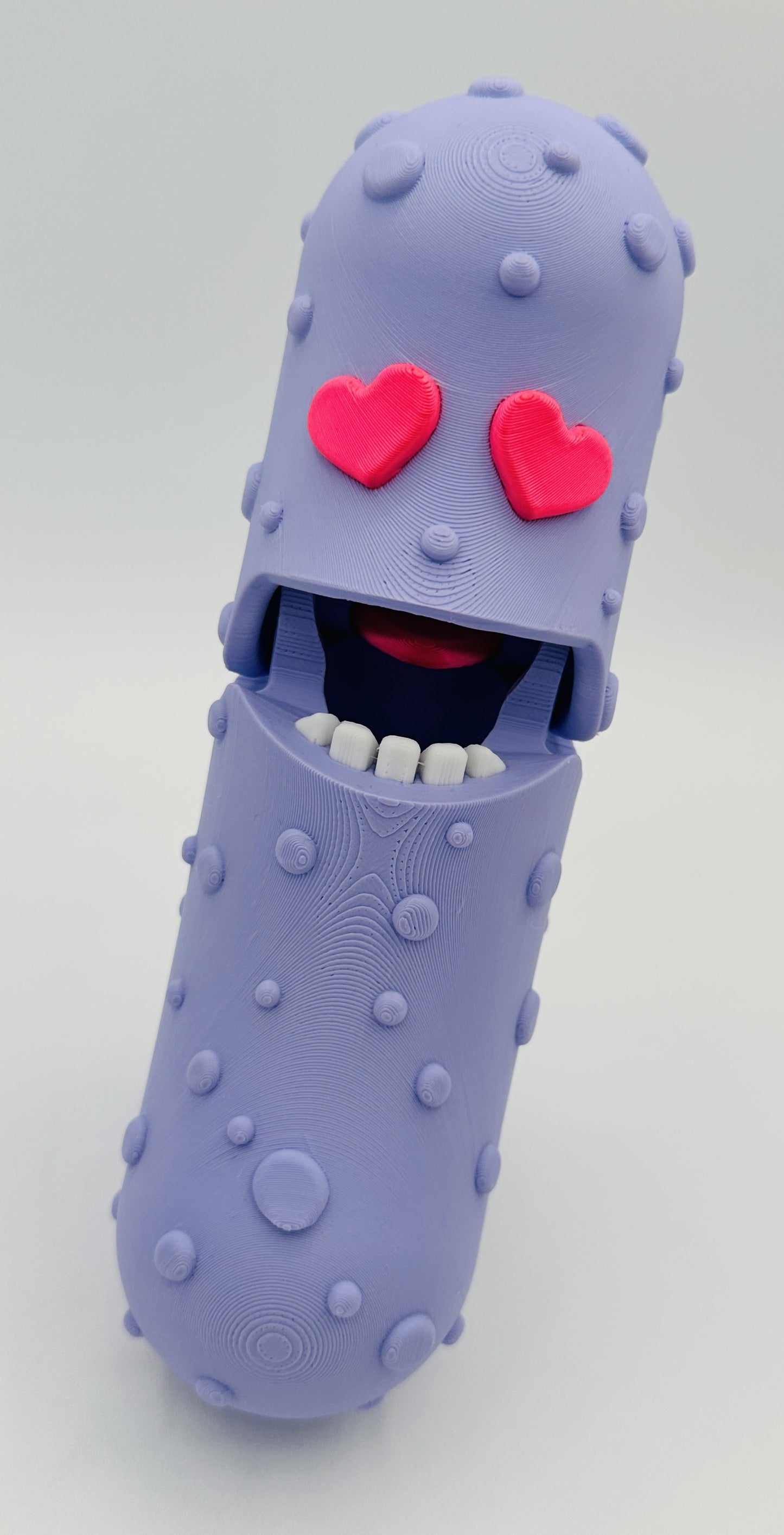 Lavender Lover - 7" Articulated Tickle Pickle with Butt stand
