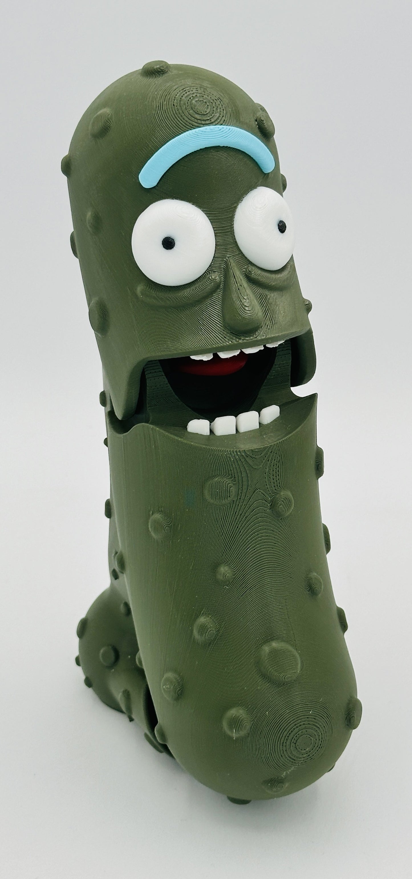 Pickle Rick - 7" Articulated Tickle Pickle with Butt stand