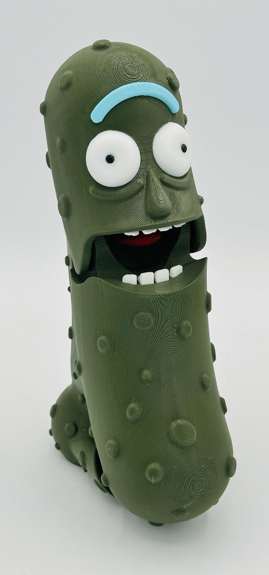 Pickle Rick - 7" Articulated Tickle Pickle with Butt stand
