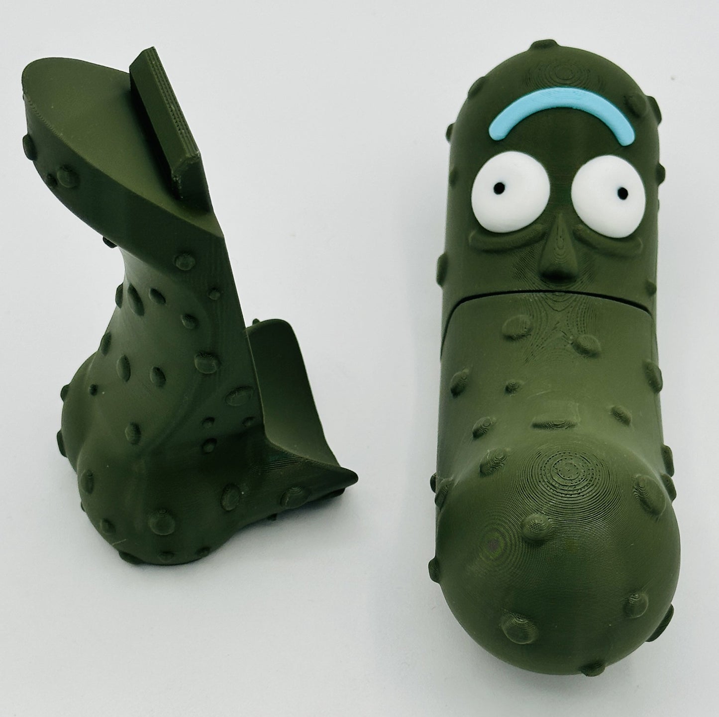 Pickle Rick - 7" Articulated Tickle Pickle with Butt stand