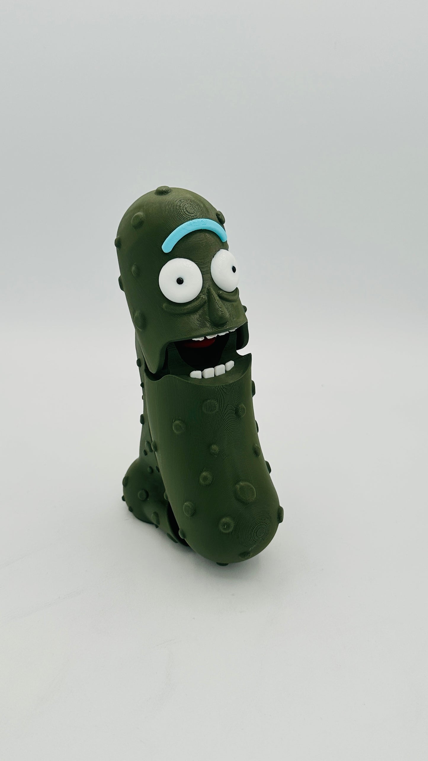 Pickle Rick - 7" Articulated Tickle Pickle with Butt stand