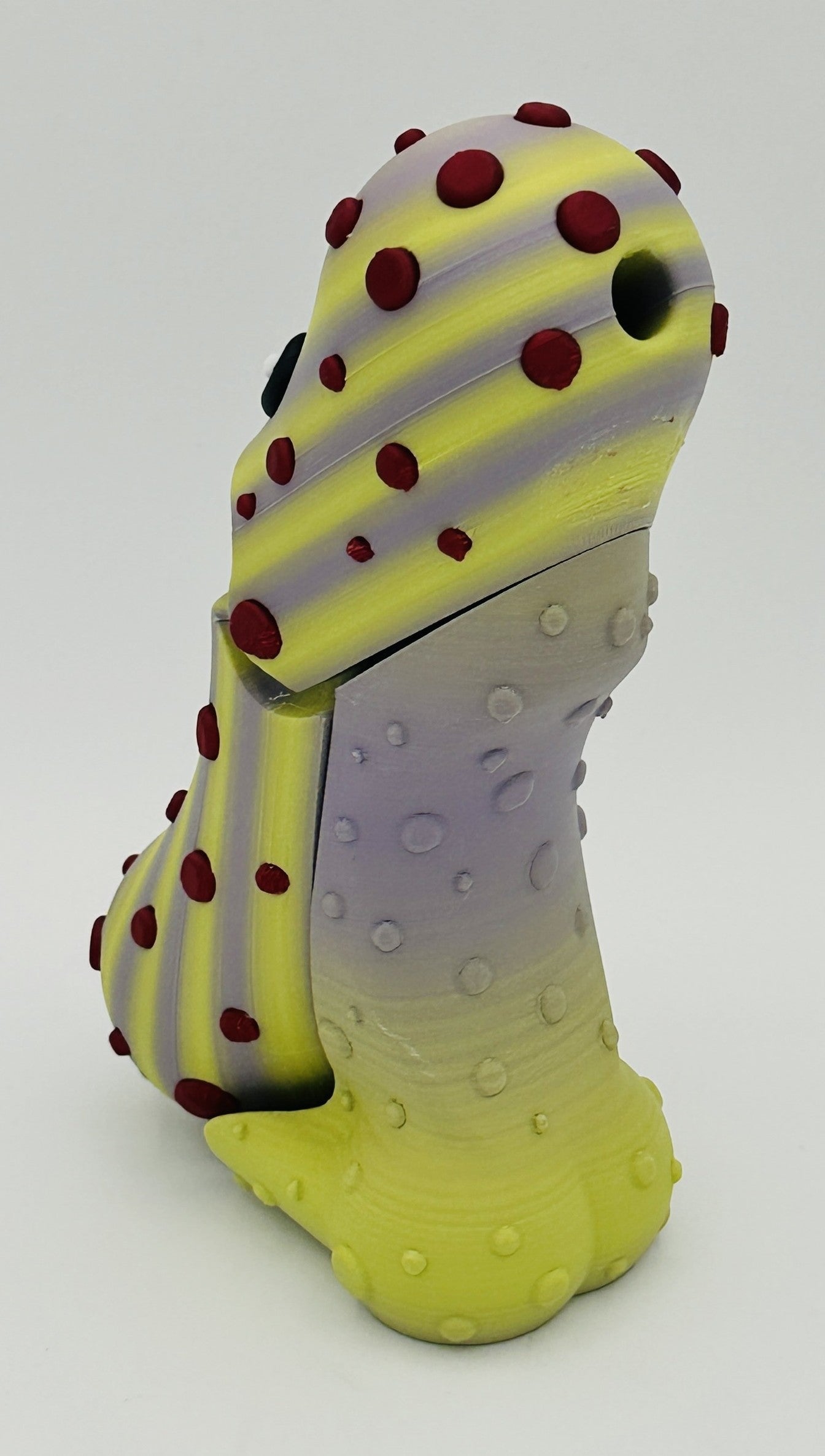 Diseased Pickle - 7" Articulated Tickle Pickle with Butt stand