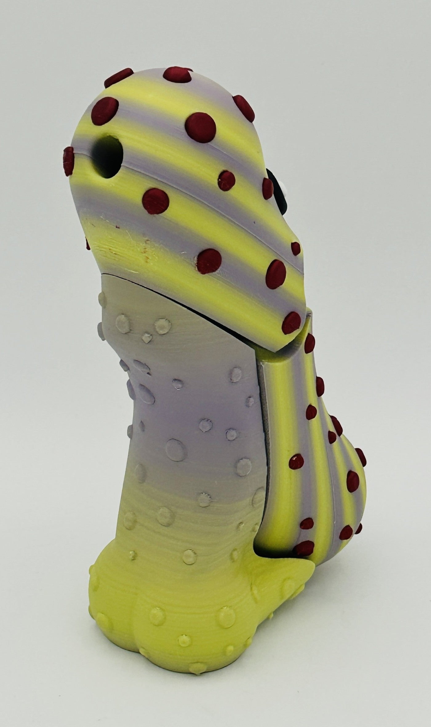 Diseased Pickle - 7" Articulated Tickle Pickle with Butt stand