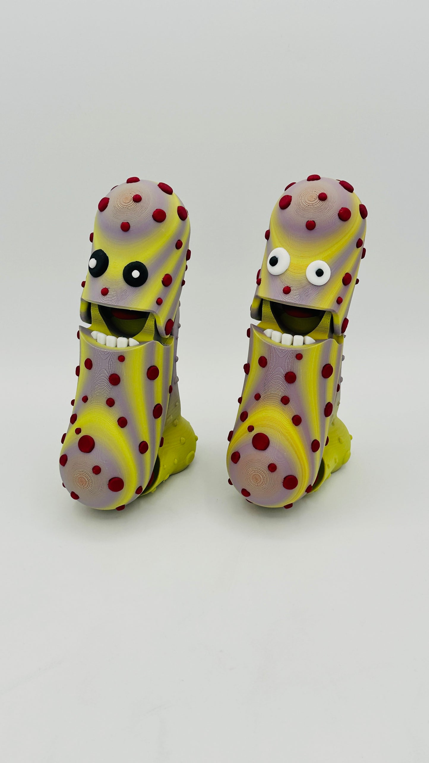 Diseased Pickle - 7" Articulated Tickle Pickle with Butt stand
