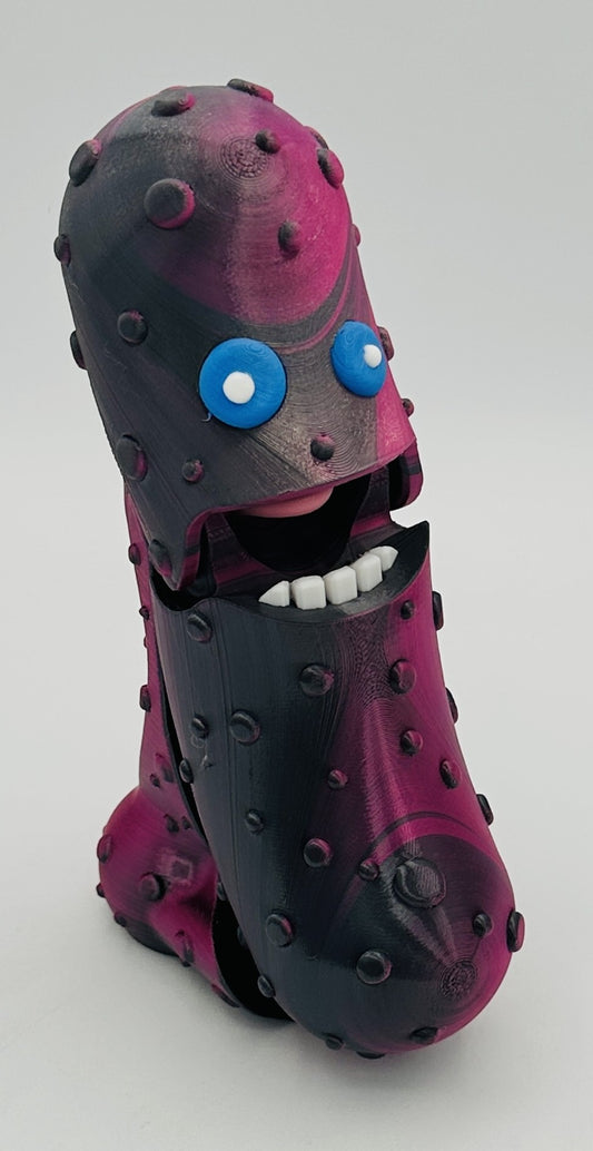 Rose Shadow - 7" Articulated Tickle Pickle with Butt stand