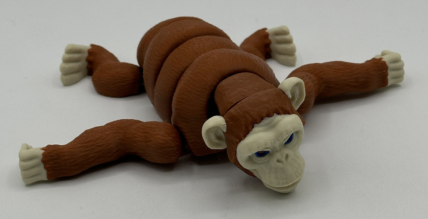 Chimpanzee - 7" Flexi Articulated Pet - Multiple Colors