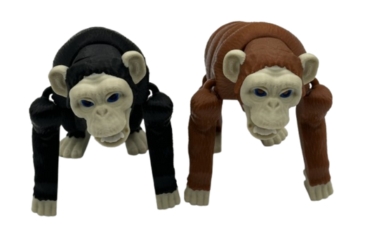 Chimpanzee - 7" Flexi Articulated Pet - Multiple Colors