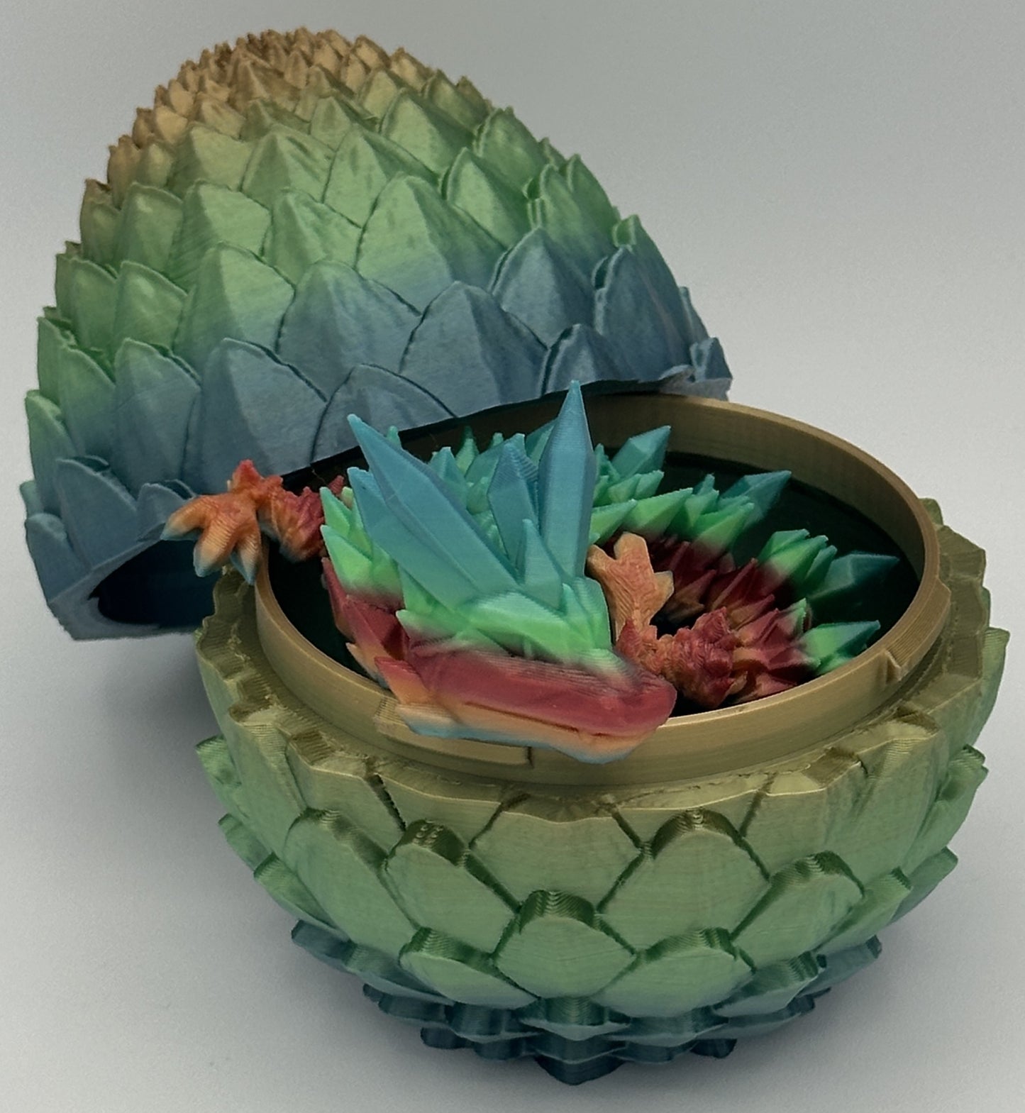 Crystal Dragon 14" w/ Egg - Multiple Colors
