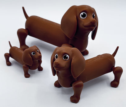 Dachshund - Articulated Flexi Pet