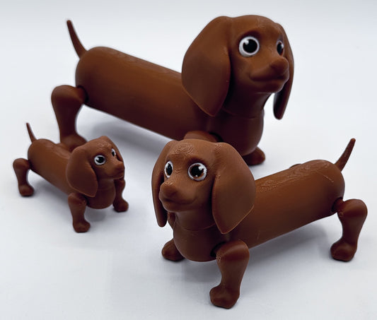 Dachshund - Articulated Flexi Pet