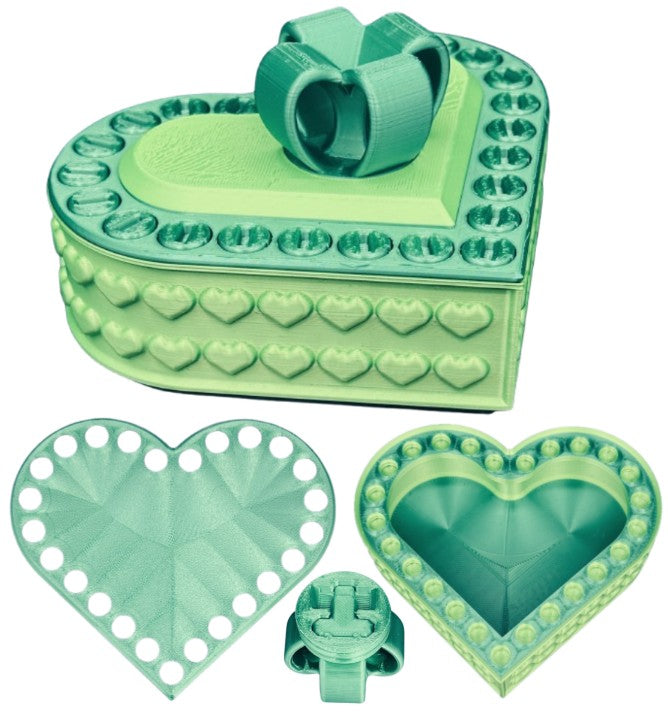 Heart Annoying Gift Box w/ 25 bolts - Multiple Color Combinations
