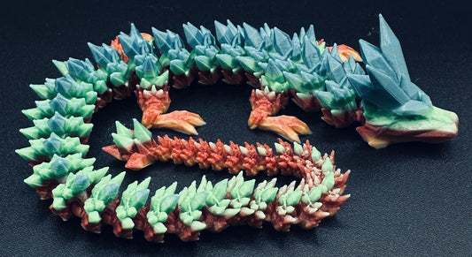 Crystal Dragon 14" w/ Egg - Multiple Colors