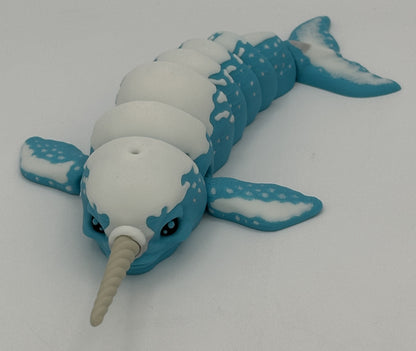 Narwhal - 8.5" Flexi Articulated Pet - Multiple Colors & Rainbows