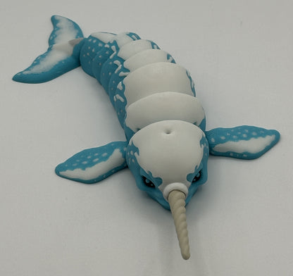 Narwhal - 8.5" Flexi Articulated Pet - Multiple Colors & Rainbows