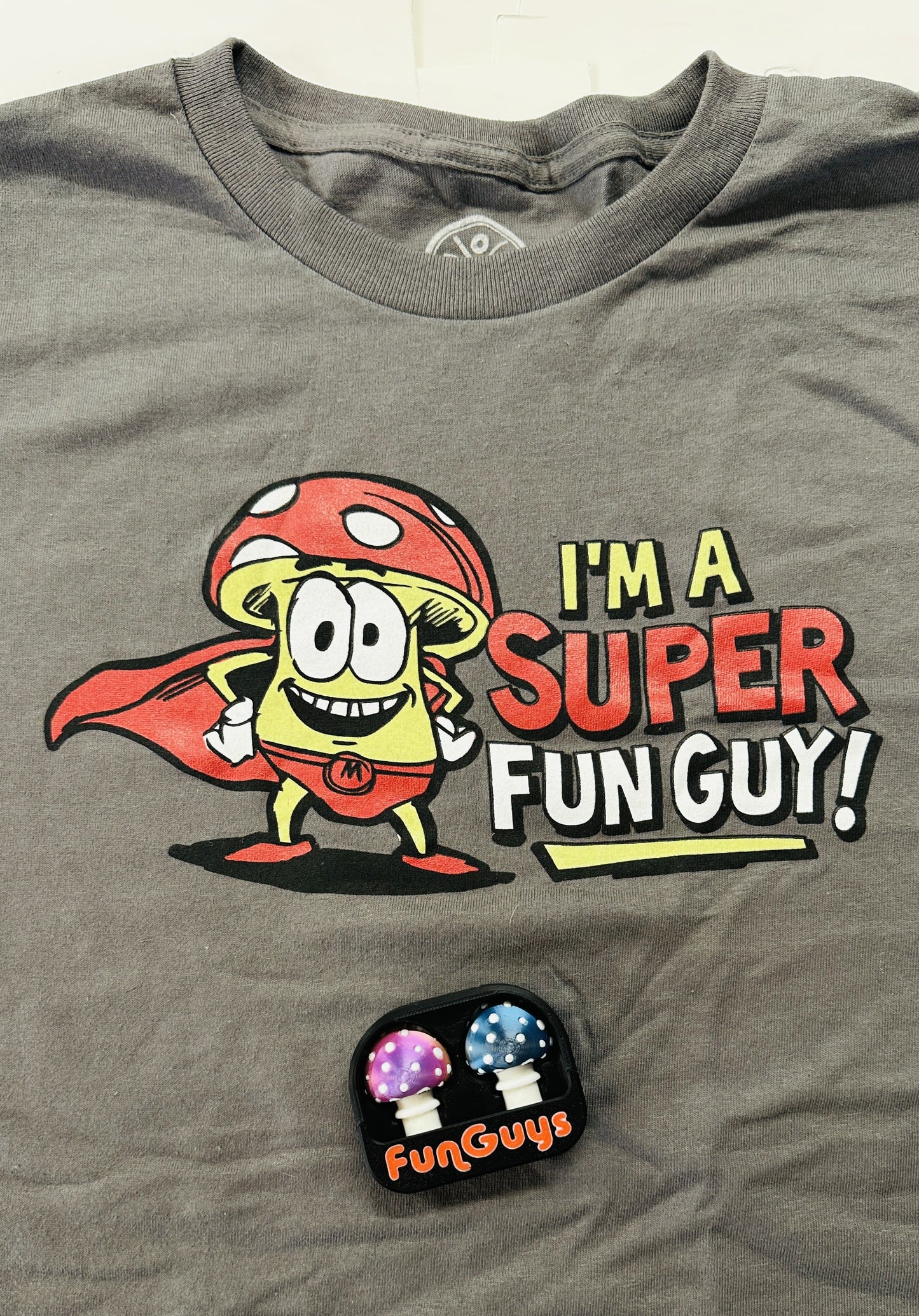 Fun Guys - T-Shirt + Articulated Mushroom 2-pack Bundle