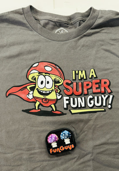Fun Guys - T-Shirt + Articulated Mushroom 2-pack Bundle