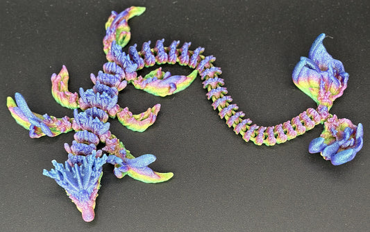 Coral Reef Dragon 12" w/ Egg - Multiple Colors