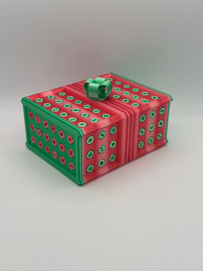 Red/White & Green/White Extremely Annoying Gift Box with 296 screws