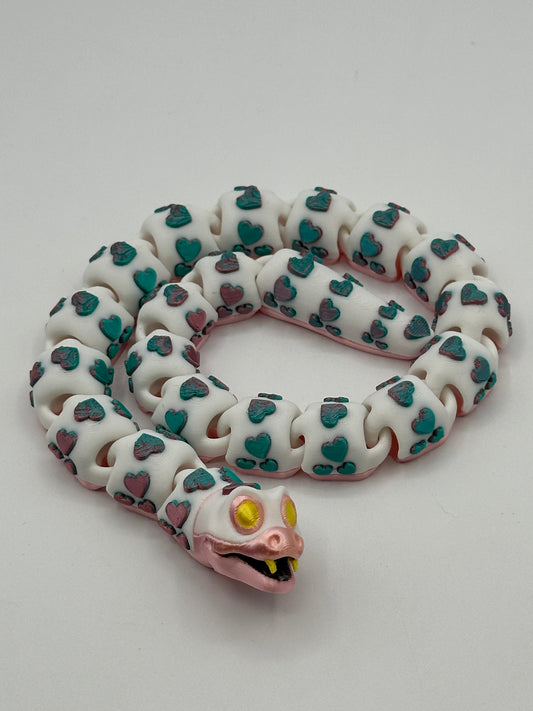 Adorable 19" Articulated Heart Snake