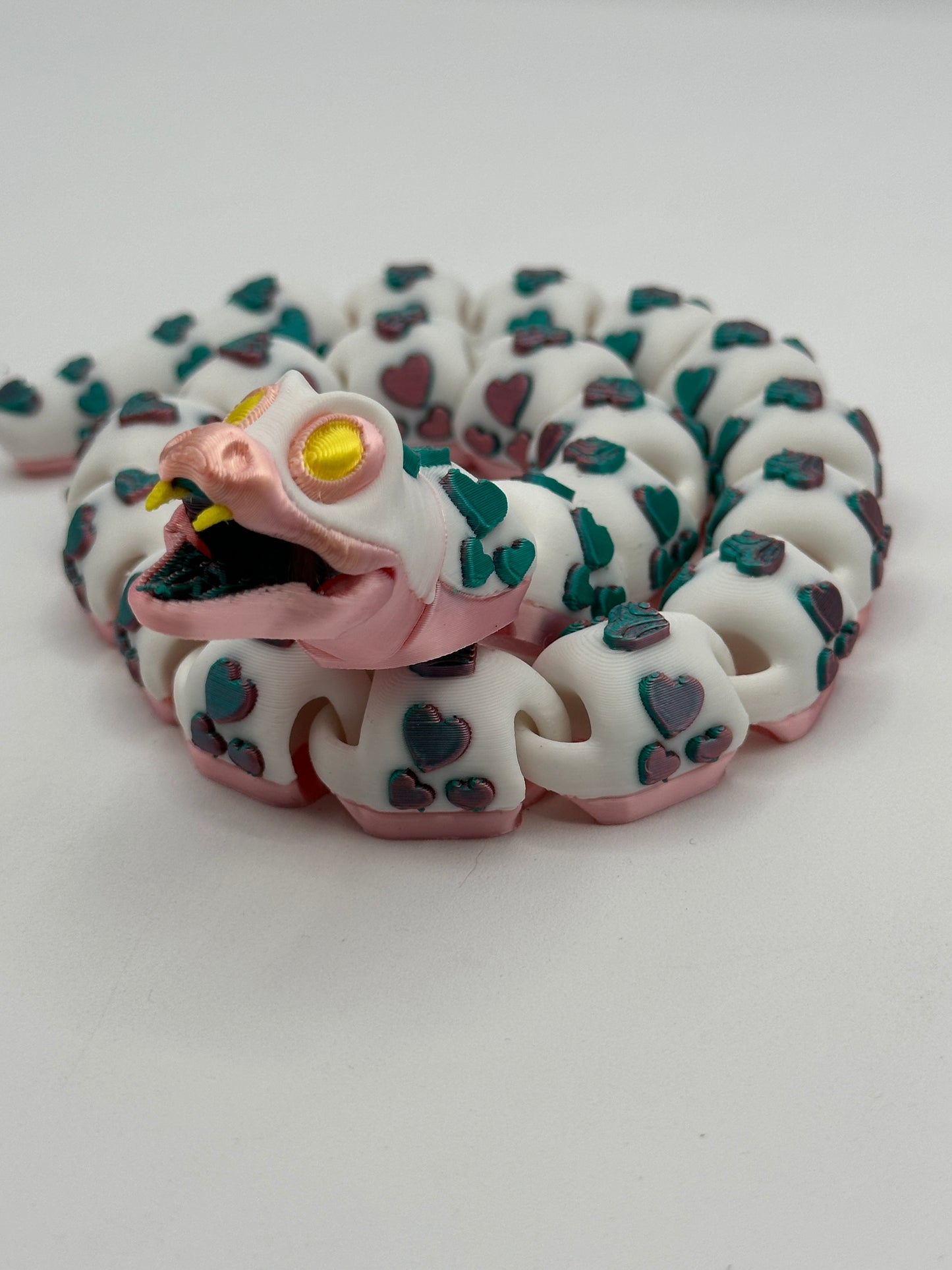 Adorable 19" Articulated Heart Snake
