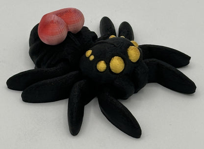Heart Spider - 3" Flexi Articulated Pet - Multiple Colors