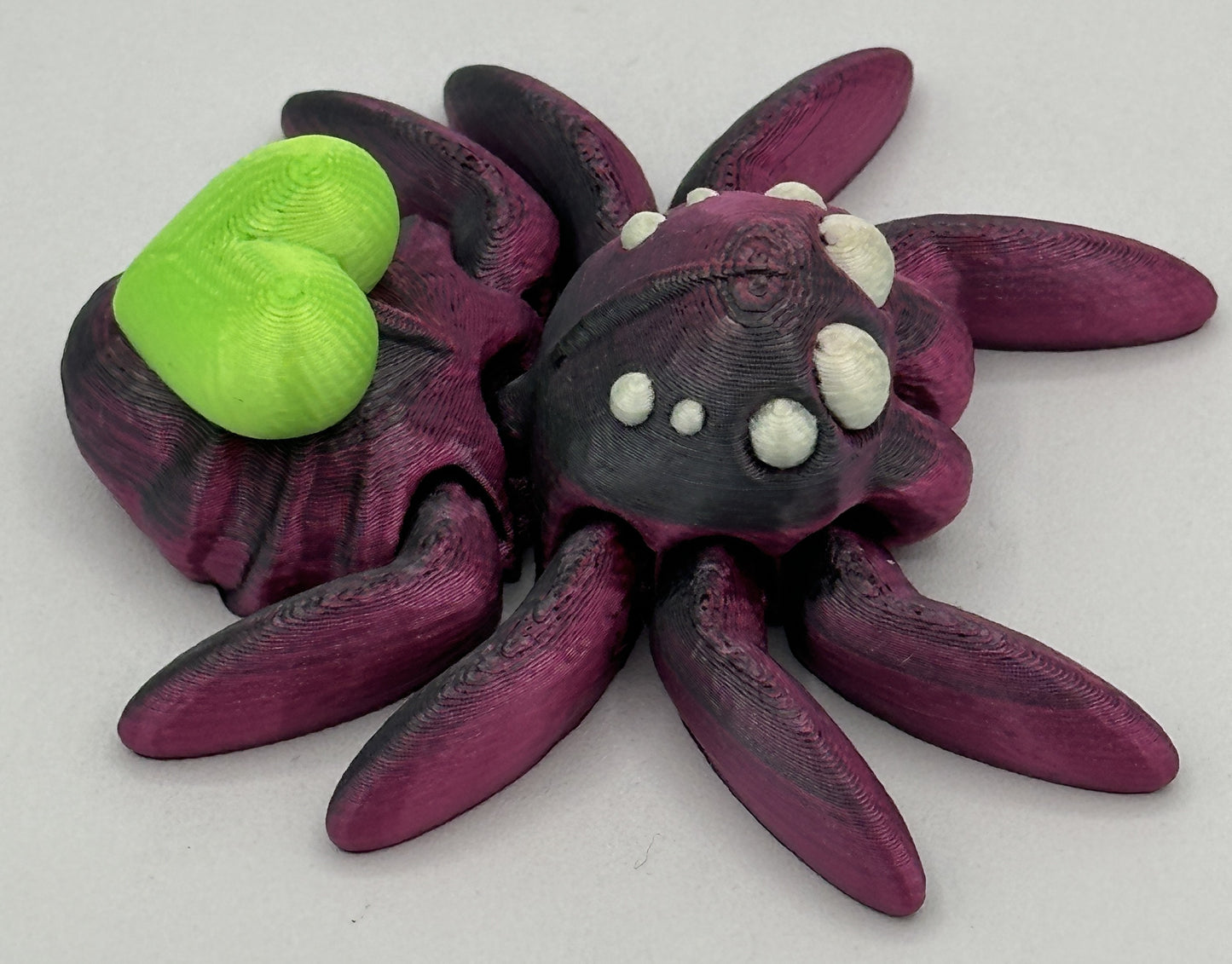 Heart Spider - 3" Flexi Articulated Pet - Multiple Colors
