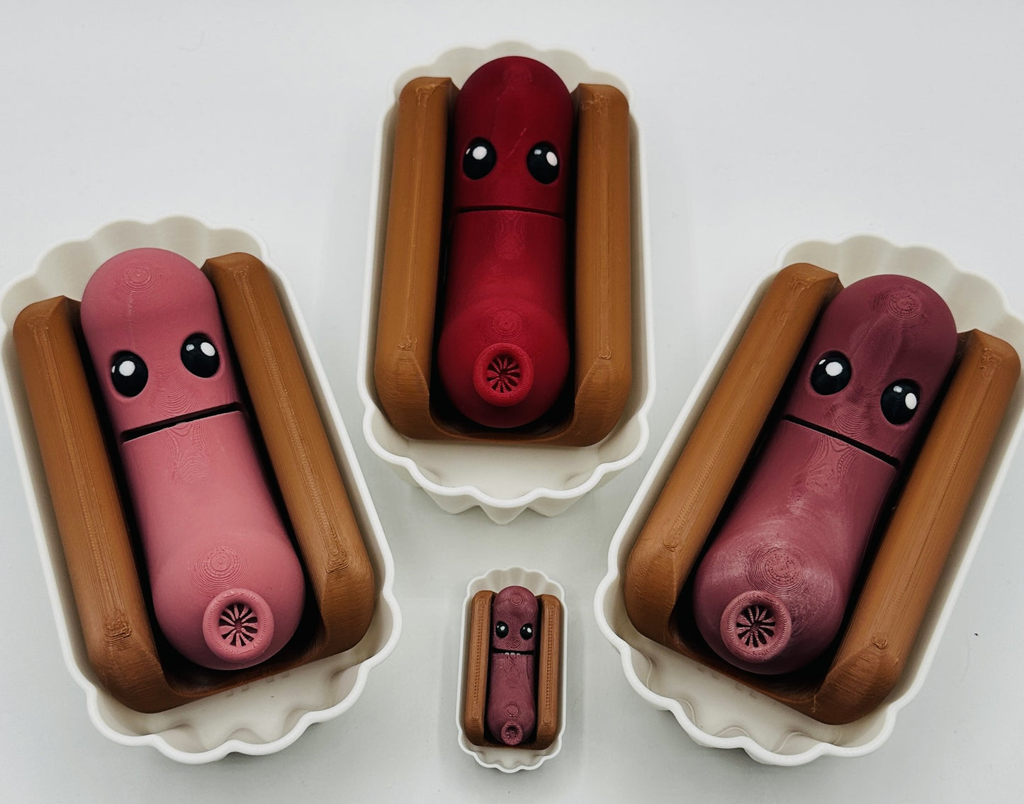 Hot Dogs - Articulated Hot Dogs & Refrigerator Magnets