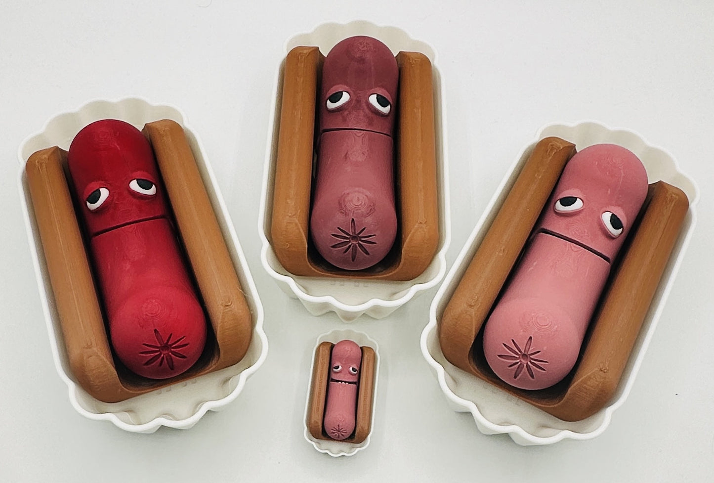 Hot Dogs - Articulated Hot Dogs & Refrigerator Magnets