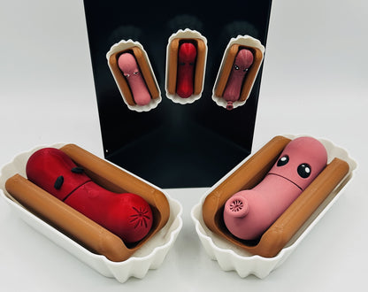 Hot Dogs - Articulated Hot Dogs & Refrigerator Magnets