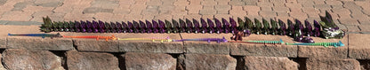 GIANT 80" Crystal Dragon - Green / Purple / Copper Tri-color