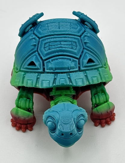 Robo-Tortoise - 5" Articulated Flexi Pet