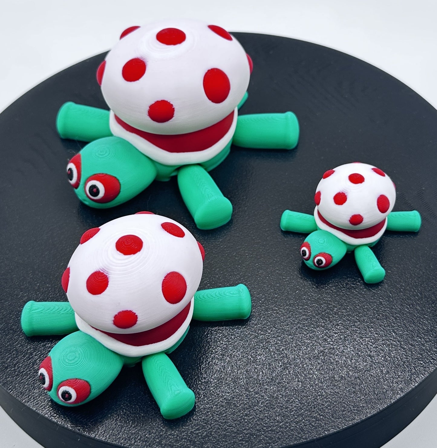 Mushroom Turtle - Articulated Flexi Pet