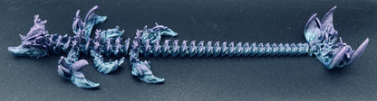 Coral Reef Dragon 14" Purple & Blue Sparkle