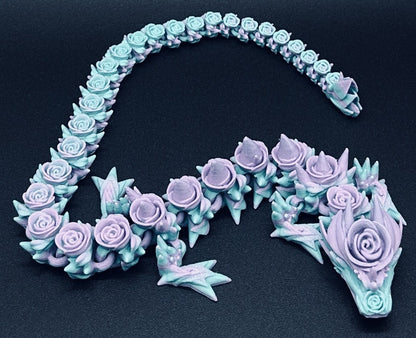 Rose Dragon 19" Articulated Flexi Pet - Multiple Colors