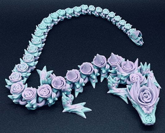 Rose Dragon 19" Articulated Flexi Pet - Multiple Colors