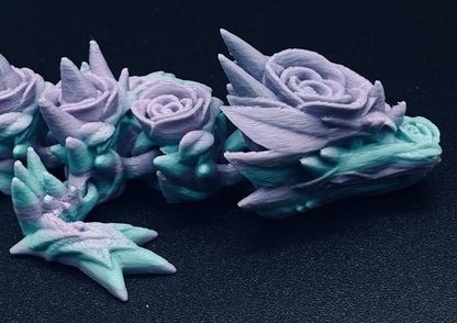 Rose Dragon 19" Articulated Flexi Pet - Multiple Colors