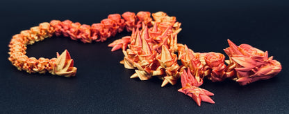 Rose Dragon 19" Articulated Flexi Pet - Multiple Colors